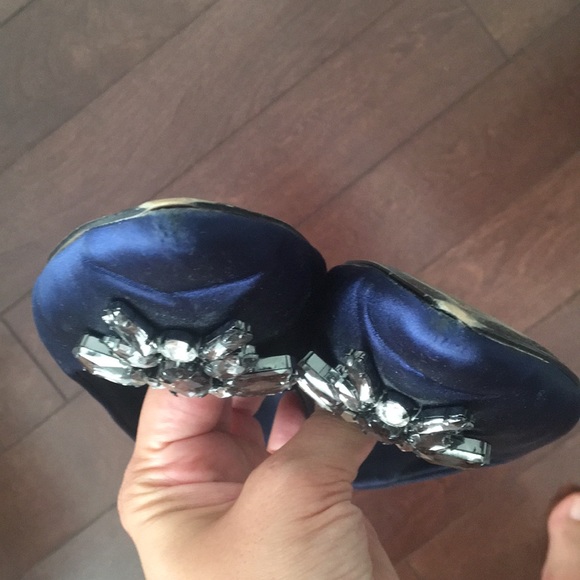 Zara Embellished Pointed Flats - Picture 3 of 7